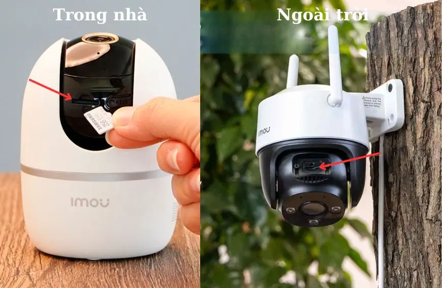 thẻ nhớ camera imou nằm ở đâu