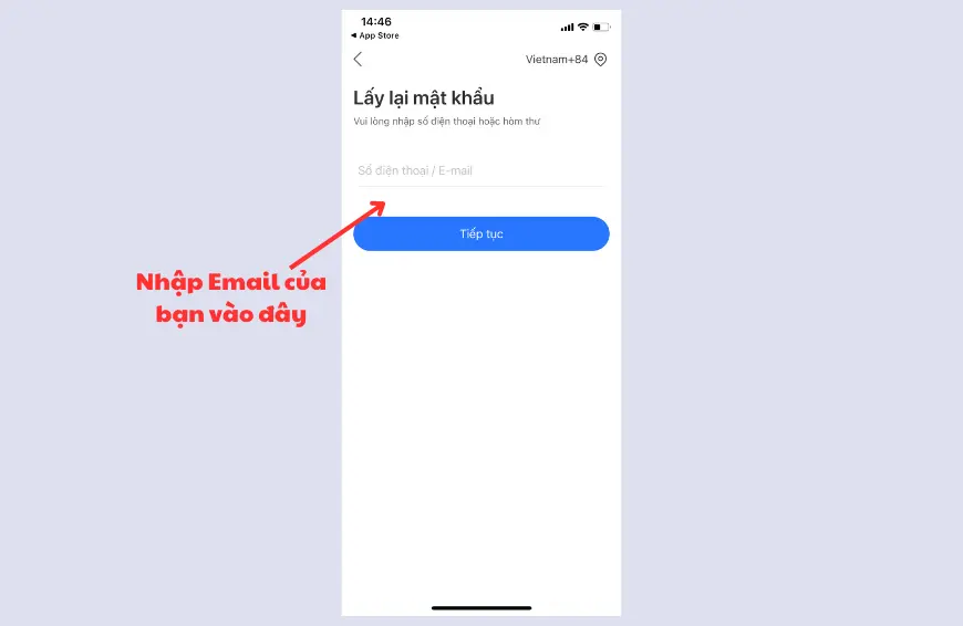 cách lấy lại mật khẩu yoosee bằng email