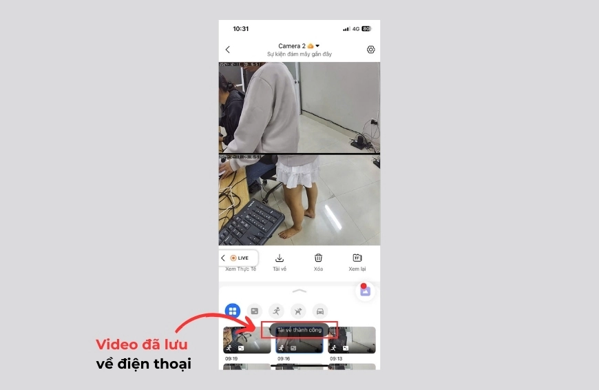 Cách lấy video camera Yoosee về điện thoại