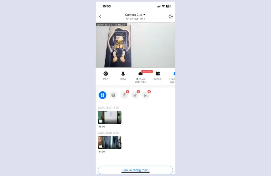 Camera Yoosee đã không còn bị ngược hình ảnh