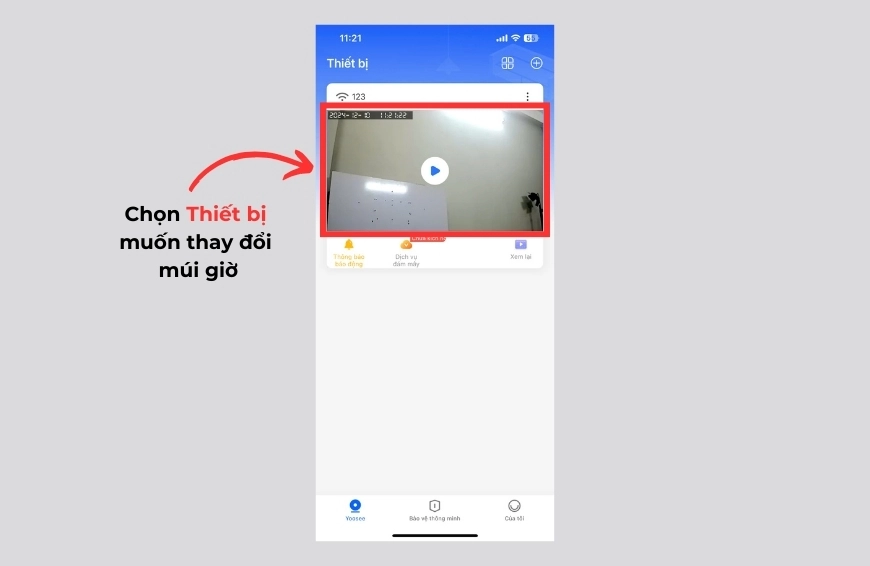 Cách cài đặt múi giờ cho camera Yoosee