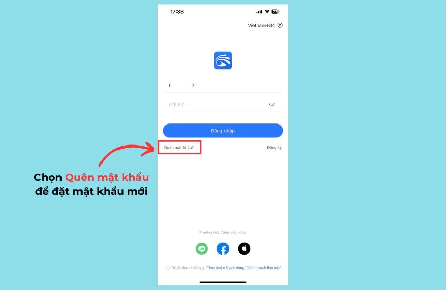 Cách lấy lại tài khoản camera Yoosee