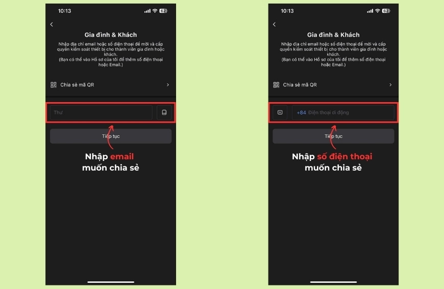 Cách chia sẻ camera Ezviz trên điện thoại
