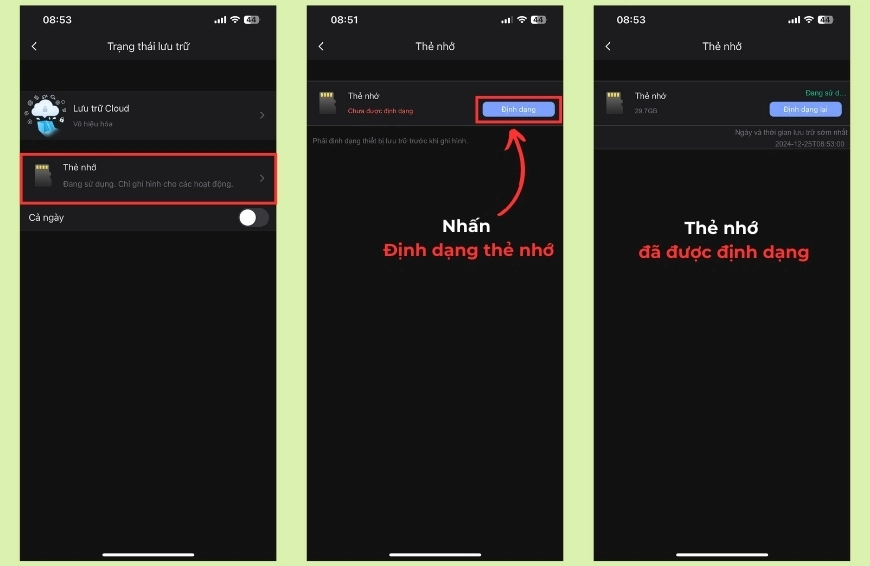 Hướng dẫn lắp thẻ nhớ cho camera Ezviz