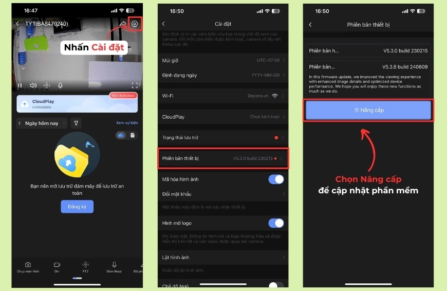 Cách khắc phục camera Ezviz không lưu được video