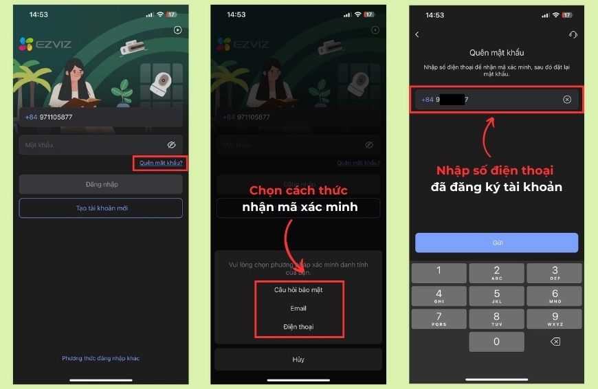 Camera Ezviz bị khóa