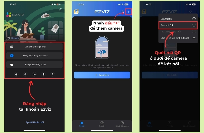 Camera Ezviz bị khóa