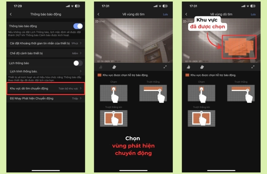 Hướng Dẫn Bật/Tắt Báo Động Camera Ezviz