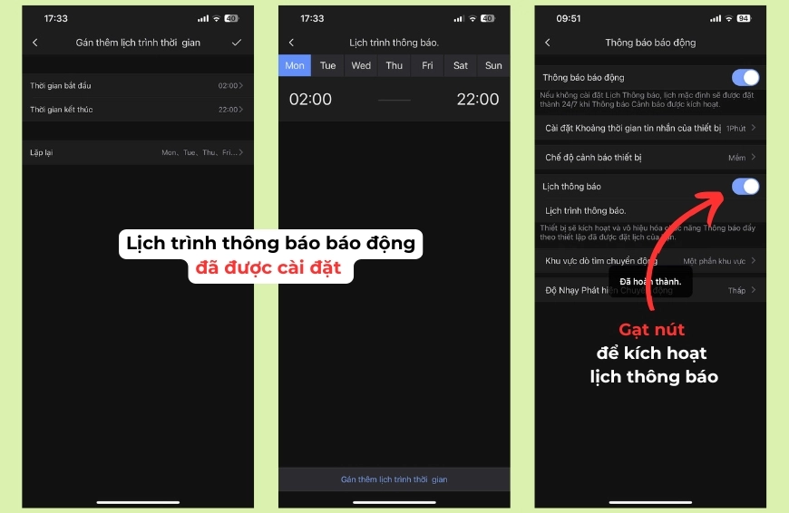 Hướng Dẫn Bật/Tắt Báo Động Camera Ezviz