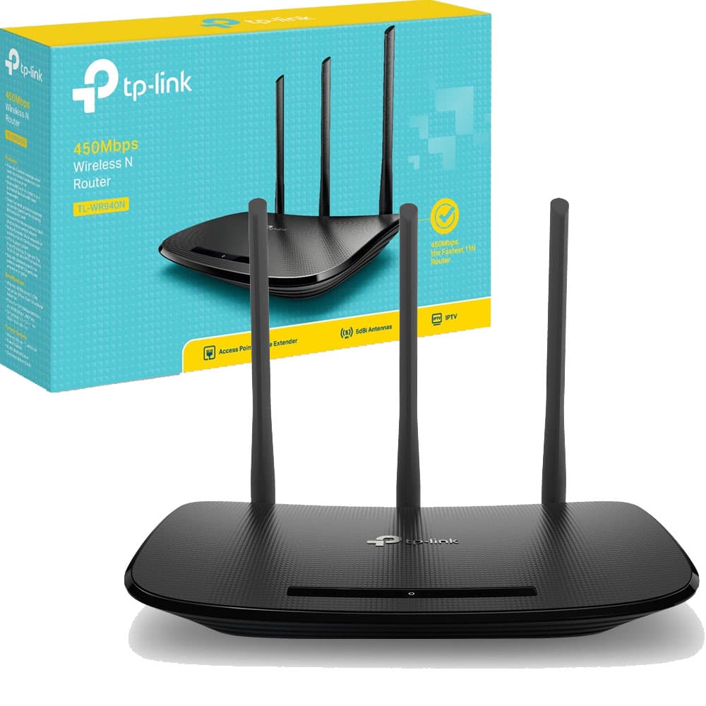 Bộ Phát Wifi TP-Link TL-WR940N Chuẩn N Tốc Độ 450Mbps
