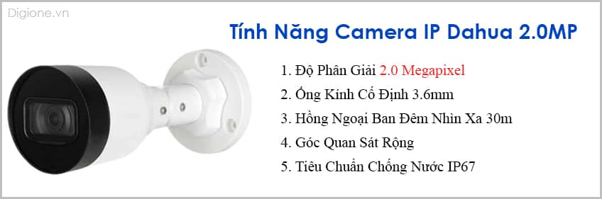 Lắp đặt trọn bộ 8 camera IP giám sát 2.0MP Dahua
