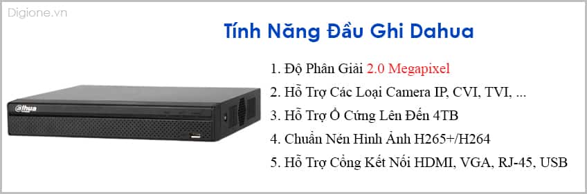 Lắp đặt trọn bộ 5 camera IP giám sát 2.0MP Dahua