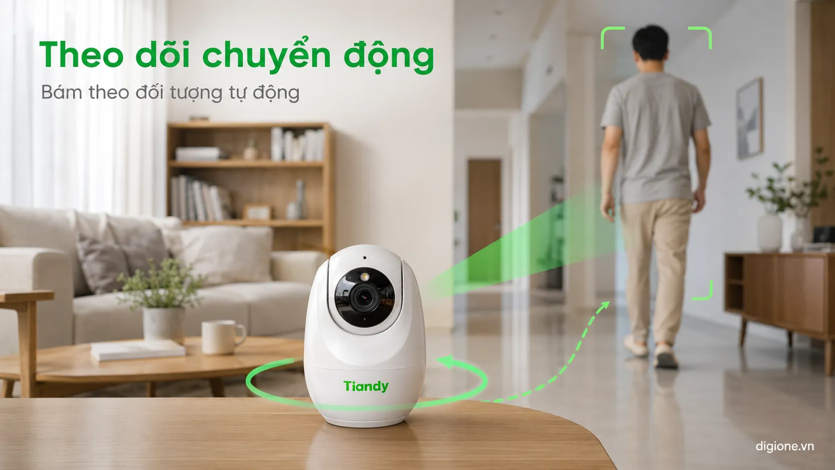 Camera Tiandy H332N 3MP Zoom quang 2x đ&egrave;n LED Color Maker hồng ngoại 20m