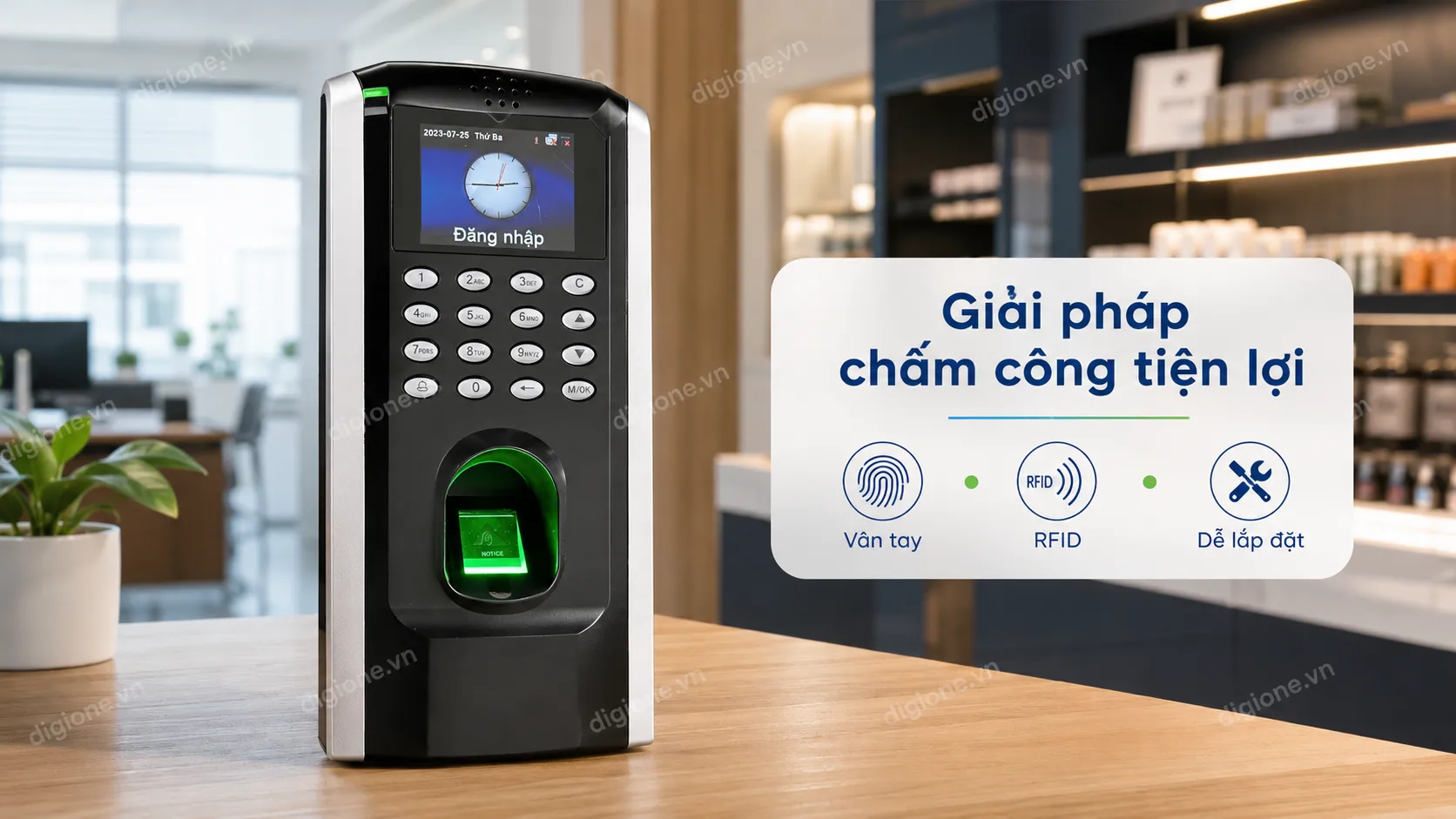 M&aacute;y chấm c&ocirc;ng ZKTeco SF200 ch&iacute;nh h&atilde;ng