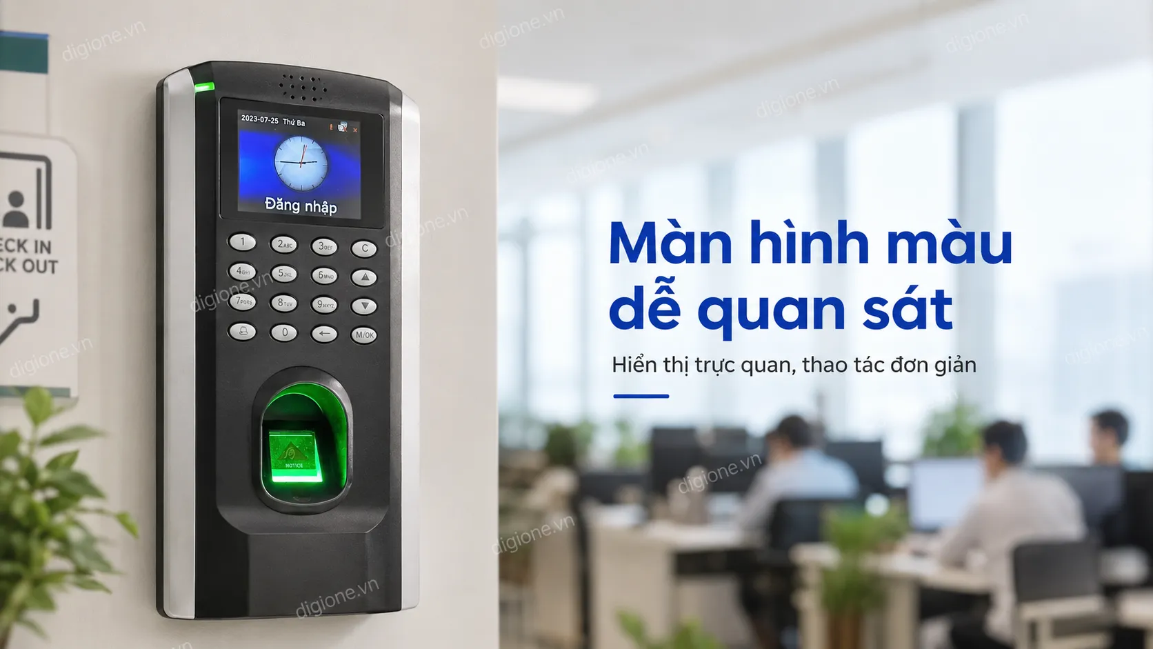 M&aacute;y chấm c&ocirc;ng ZKTeco SF200 cho c&ocirc;ng ty